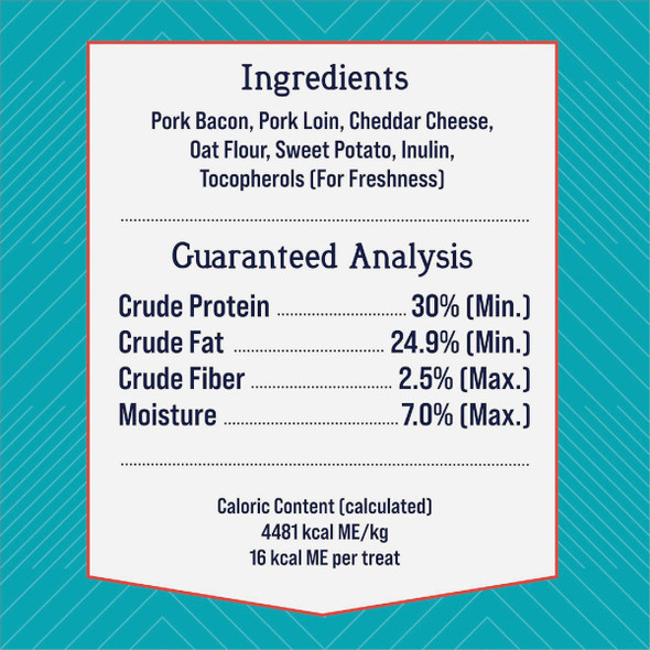 Stewart PuffPops 2.8 Oz. Bacon & Cheese Freeze-Dried Dog Treats