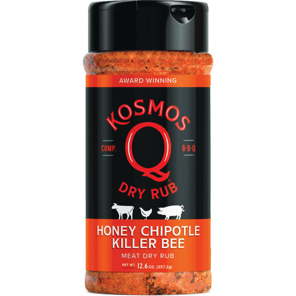Kosmos Q 12.6 Oz. Honey Chipotle Killer Bee Chipotle Meat Rub Rub-KBC-SHK