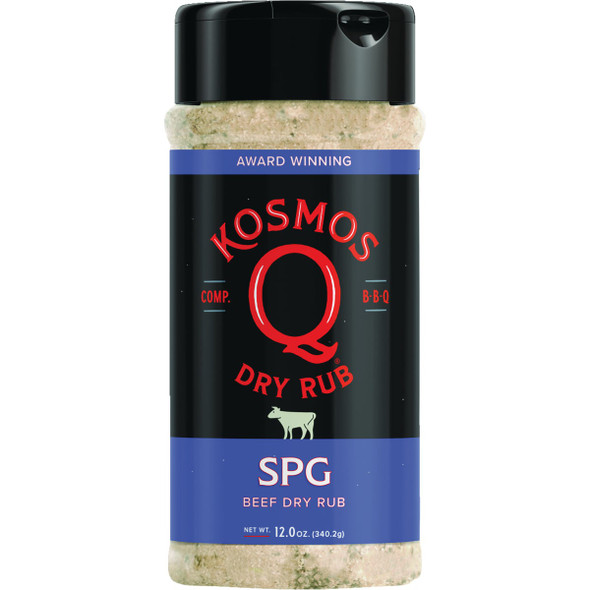 Kosmos Q 12 Oz. SPG Beef Rub Rub-SPG-SHK Kosmos Q 12 Oz. SPG Beef Rub Rub-SPG-SHK