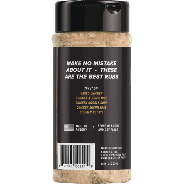 Kosmos Q 12.2 Oz. The Best Beer Can Chicken Rub KOS-TBBCC-RUB-Shk 898208