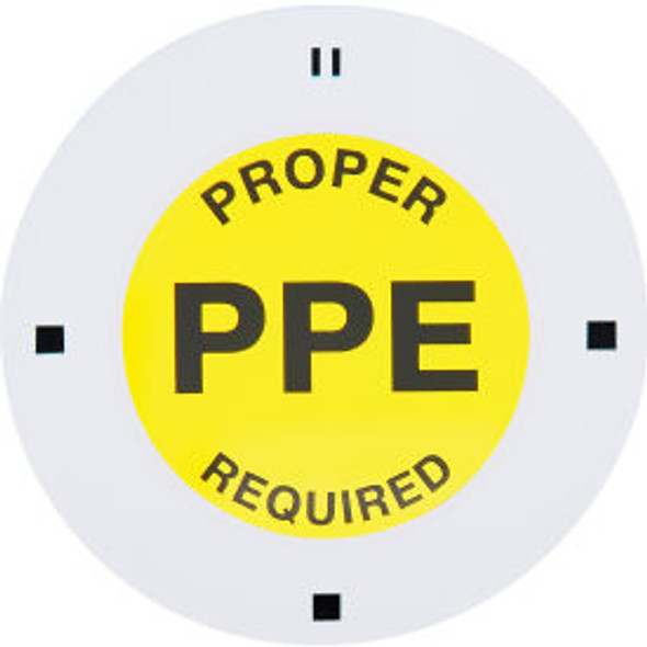 Global Industrial LED Sign Projector Lens Proper PPE Required