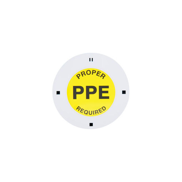 Global Industrial LED Sign Projector Lens Proper PPE Required