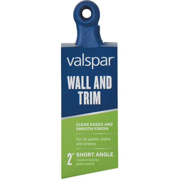 Valspar 2 In. Wall & Trim Short Angle Comfort Grip Paint Brush 880289200