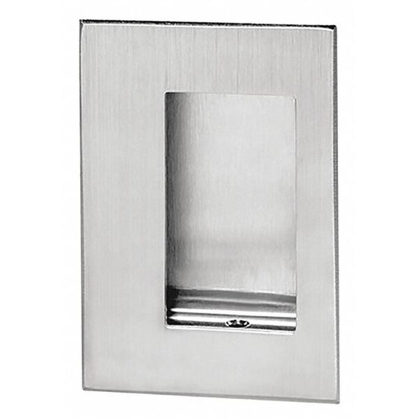 Rockwood Flush Door Pull,3-1/2" W x 5" L 94C US32D