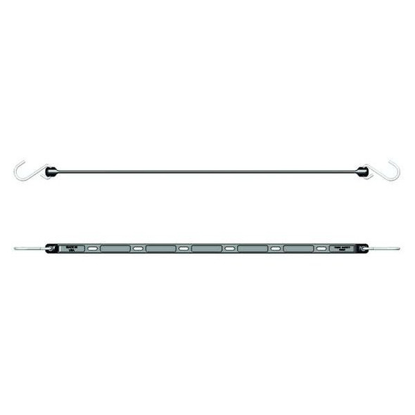 The Better Bungee S-Hook,1 1/2" W,Black BBSS36GBK