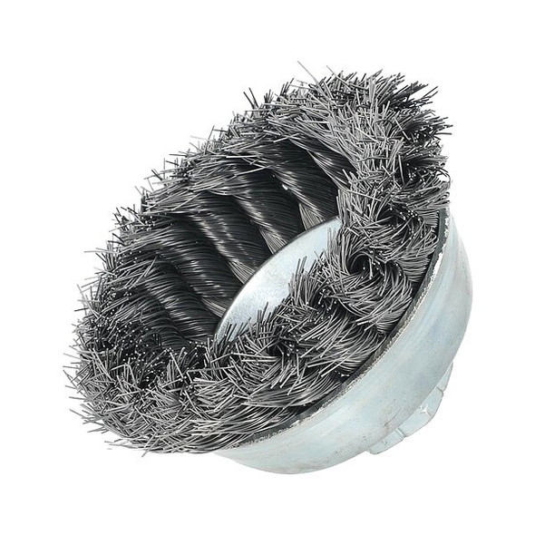Manufacturer Varies Cup Brush,3 1/2"Dia,Carbon Steel Bristle 66254443235