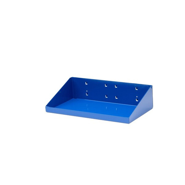 12 In. W x 6 In. D Blue Epoxy Coated Steel Shelf for LocBoard