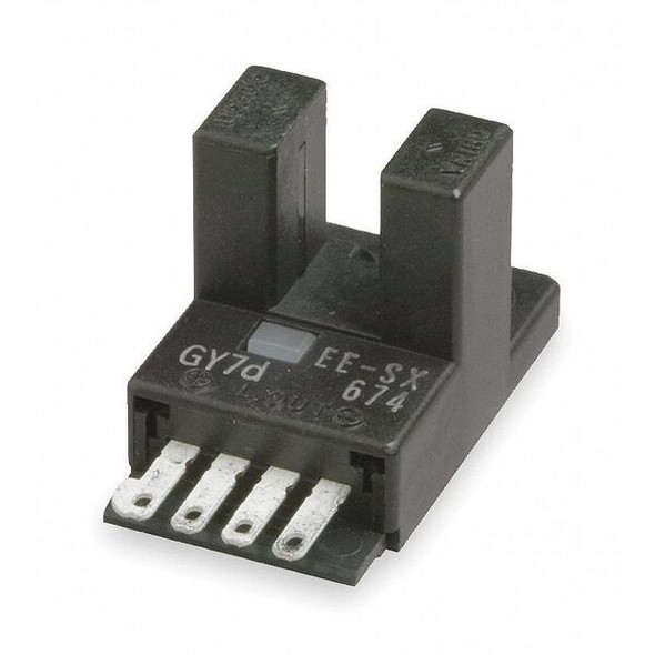 Omron Photoelectric Sensor,Close Mnt,Thru-Beam EE-SX674P
