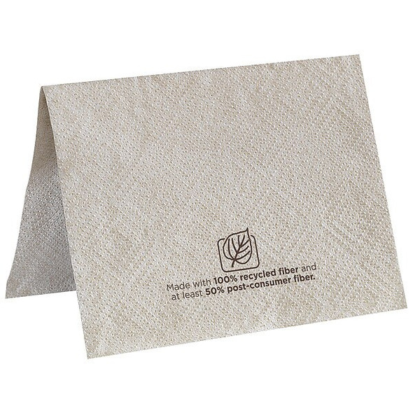 Dixie Napkin,9 7/8" W,Brown,6 1/2 W,32008,PK24 32008