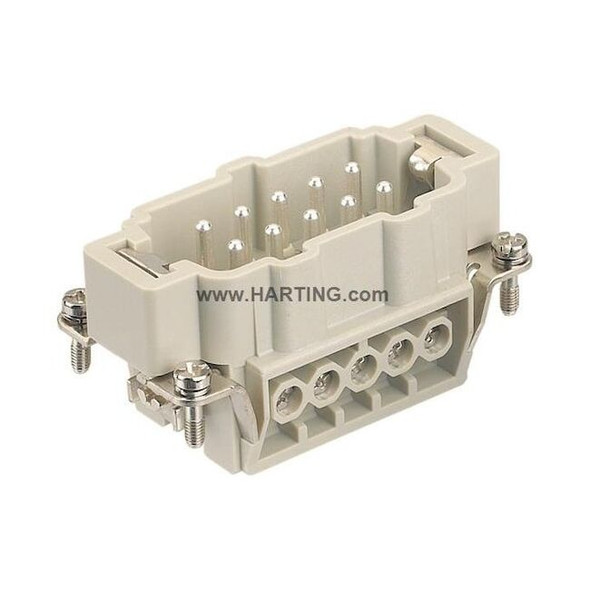 Harting Rectangular Connector Insert,16 A 09330102601