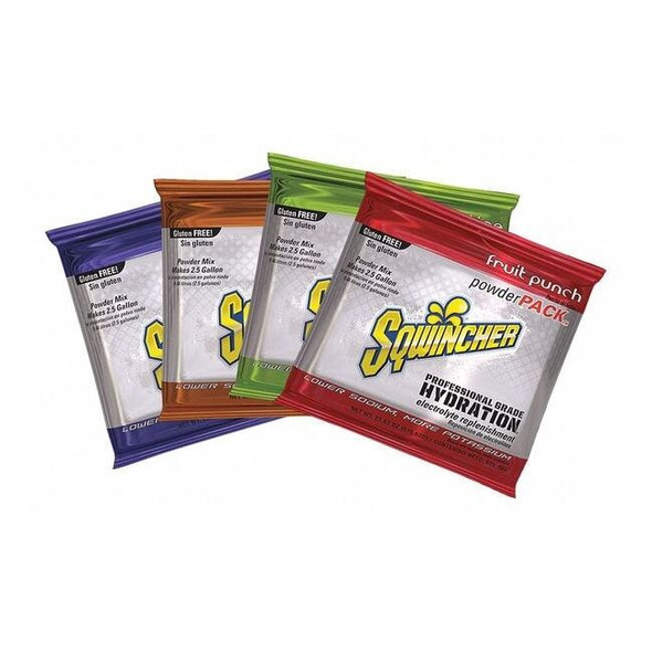 Sqwincher Sports Drink Mix Powder 2.5 gal., Assorted Flavors, PK32 159016044