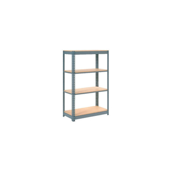 Global Industrial 4 Shelf Standard Duty Boltless Shelving Starter 48""Wx24""Dx72