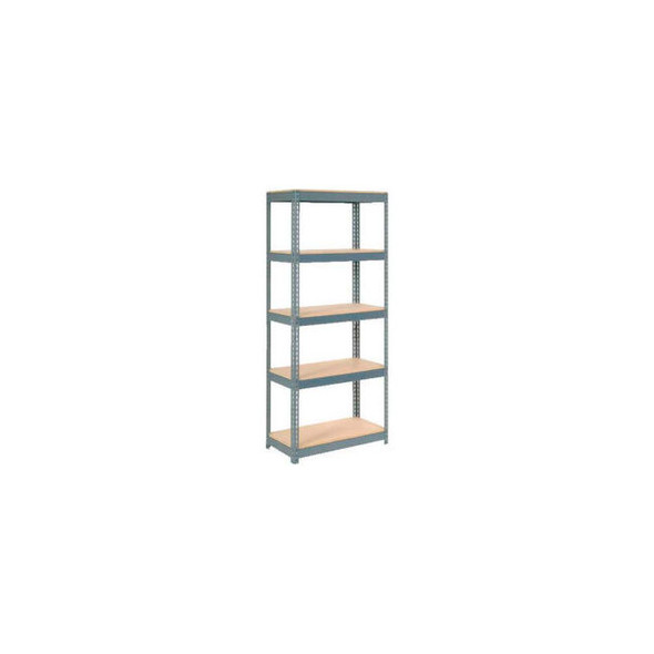 Global Industrial 5 Shelf Standard Duty Boltless Shelving Starter 36""Wx24""Dx96