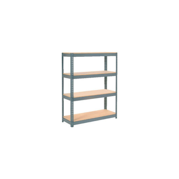 Global Industrial 4 Shelf Standard Duty Boltless Shelving Starter 48""Wx24""Dx72