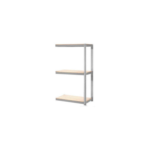 Global Industrial 3 Shelf Standard Duty Boltless Shelving Add On 60""Wx24""Dx84"