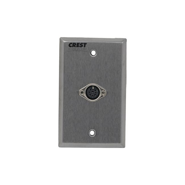 Crest Healthcare DIN 8-Pin Replacement Receptacle,Jeron B-32877P