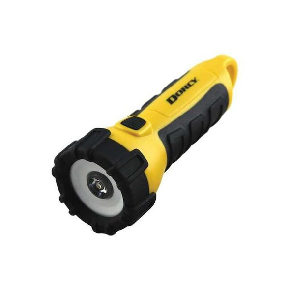 Dorcy Yellow LED Flashlight, AA, 200lm 41-2521