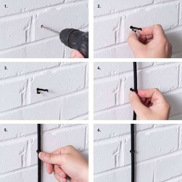 D-Line Cable Staple,Safe-D,SS,PK50 US/SD-STAG6TB/50