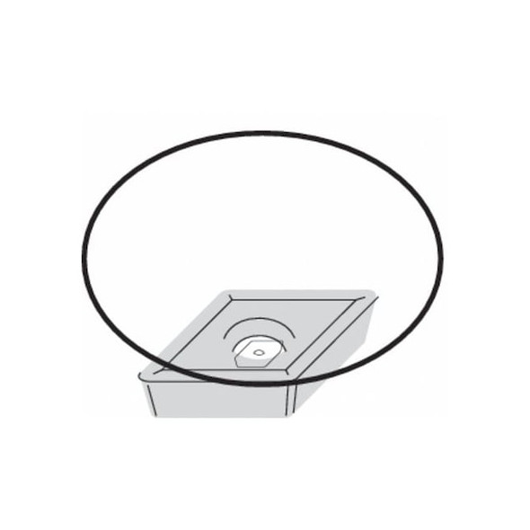 Widia Diamond Turning Insert, Diamond, 2, DCMT, 1, Carbide 2027768