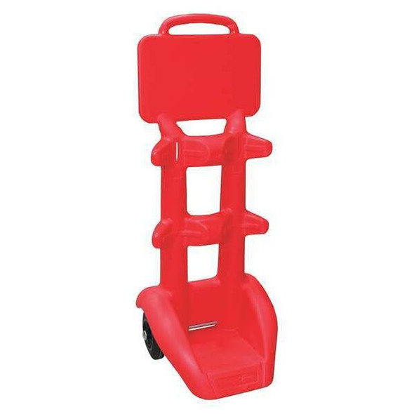Flamefighter Fire Extinguisher Cart,Red WEX01