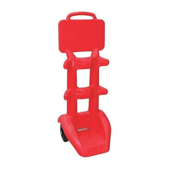 Flamefighter Fire Extinguisher Cart,Red WEX01