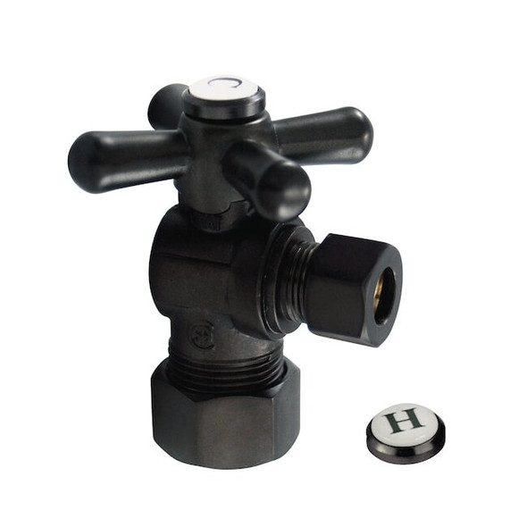 Vintage CC53300X 5/8" X 3/8" OD Comp Angle Stop with Handle CC53300X