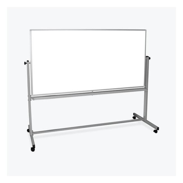 Luxor Double-Sided Magnetic Whiteboard,72"W x 48"H MB7248WW