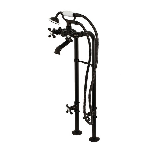 Freestanding Tub Faucet, Standard, 2, Freestanding, Oil Rubbed Bronze