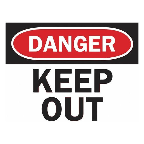 Tarifold Sign Inserts, Danger Keep Out, PK6 P1949KP