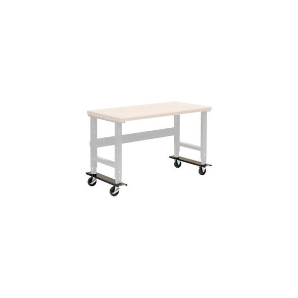 Caster Base Set for Global Industrial Adjustable Height Workbench 48 - 72""W x 3