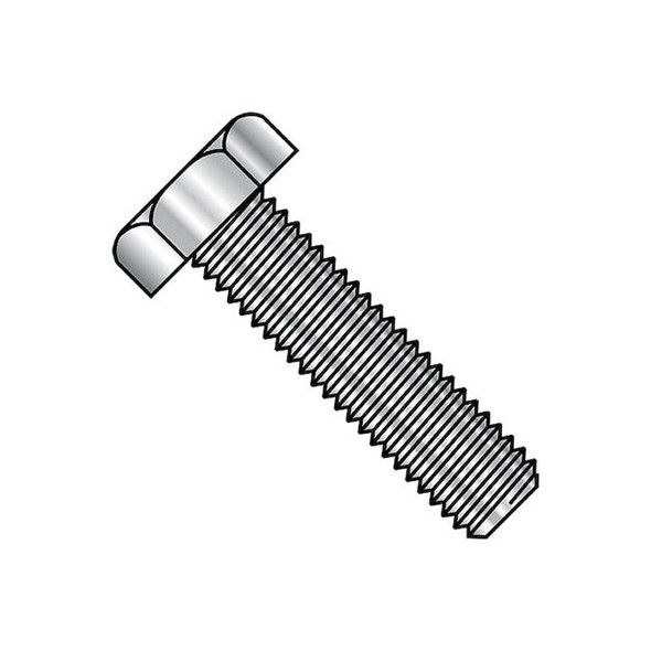 18-8, 1/2"-13 Hex Head Tap Bolt, Plain Stainless Steel, 3 in L, 50 PK