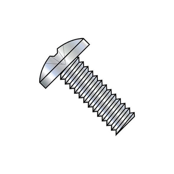 #10-24 x 1/2 in Phillips Binding Machine Screw, Zinc Plated Steel, 8000 PK