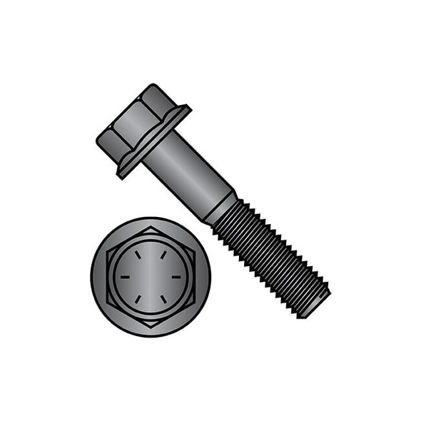 Manufacturer Varies 1/4-20X1/2 HEX FLANGE FRAME BOLT GR8 BLK PHOS,PK2000 1408BF