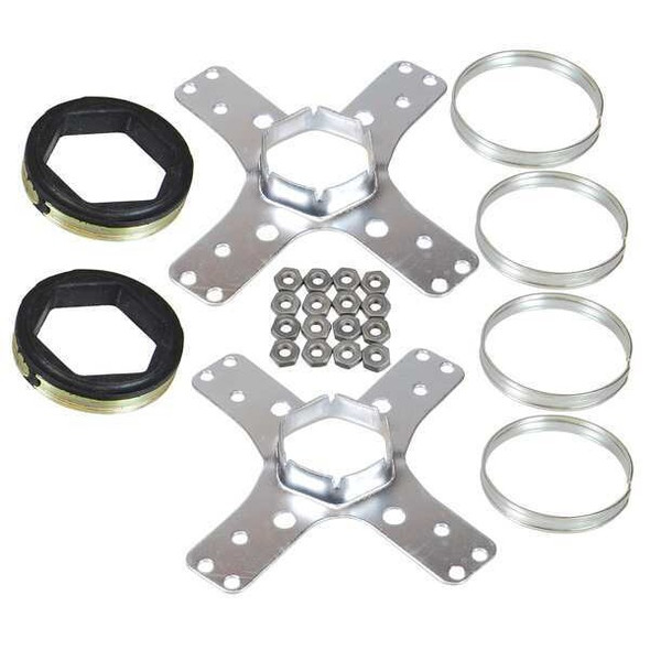 Dayton Motor Mounting Kit,Dia. 5-1/2 In. 30D490