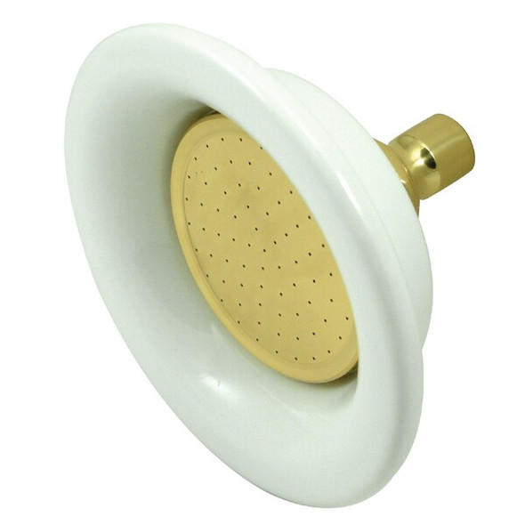 Kingston Brass Shower Head, Polished Brass, Wall Mount P60PB