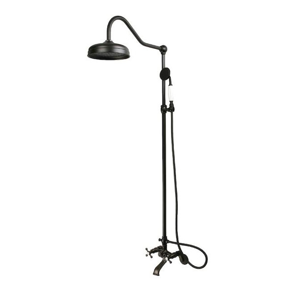 Clawfoot Tub Faucet Packages, Oil Rubbed Bronze, Wall Mount