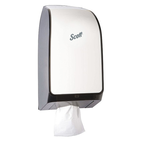 Hygienic Bathroom Tissue Dispenser (40407), White, 7.00" x 5.72" x 13.33" (Qty 1)