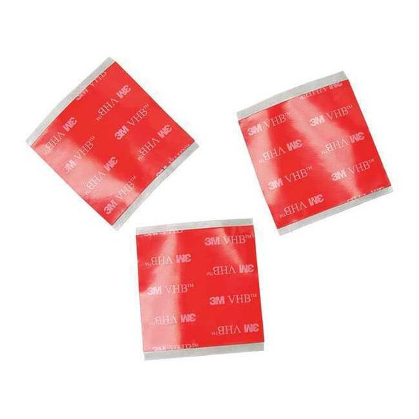 3m Foam Tape, Transparent, Square, PK5 4910