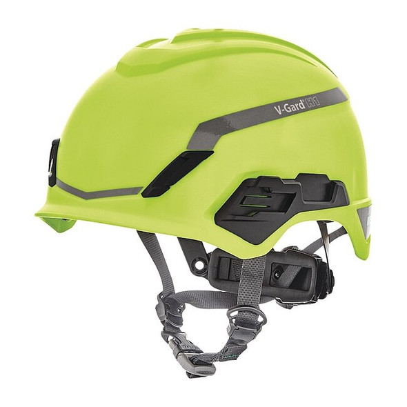 Climbing Hard Hat, V-Gard(R) H1, Polyethylene, 4 Point Ratchet, Type 1, Class E