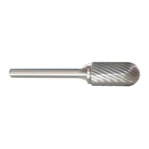 Manufacturer Varies Carbide Bur,Radius End,1/4 In,1/4 Shank 310-001071C