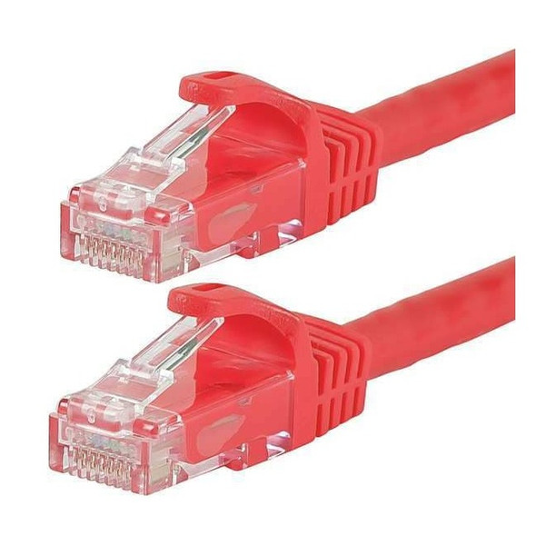 Monoprice Patch Cord,Cat 6,Flexboot,Red,3.0 ft. 9820