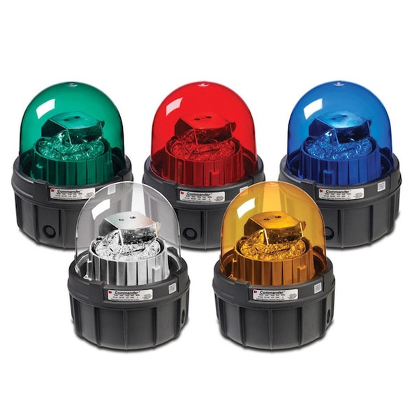 Federal Signal Warning Light, LED, Amber, 120VAC 371LED-120A Federal Signal Warning Light, LED, Amber, 120VAC 371LED-120A