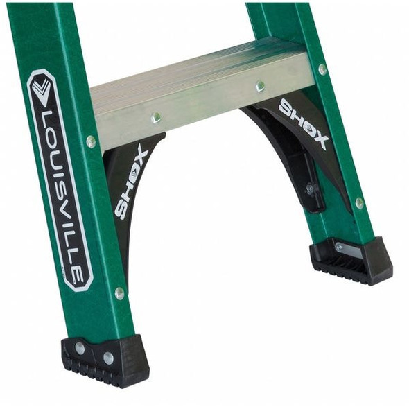 Louisville Stepladder,Fg,8 ft.,225 lb. FS4008