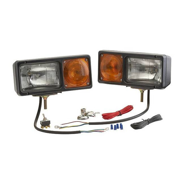 Grote Snow Plow Lights,40,000 lm/25,000 lm,PK2 64261-4