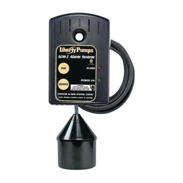 Liberty Pumps Level Alarm, Audio/Visual, 115VAC, 86dB ALM-2-1