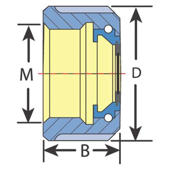 Techniks Collet Nut,M10,ER8 23108