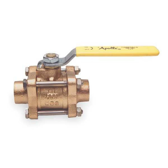 Apollo Valves 1" Sweat Bronze Ball Valve Inline 8220501