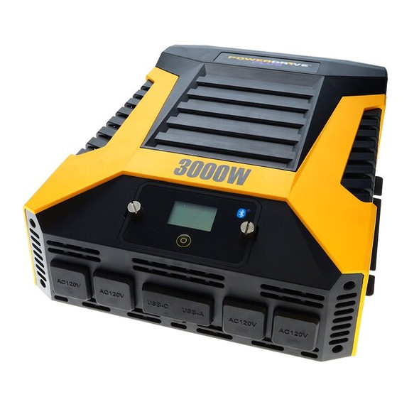 Power Inverter, Modified Sine Wave, 6,000 W Peak, 3,000 W Continuous, 4 Outlets