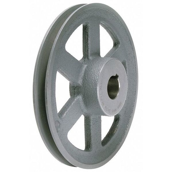 Manufacturer Varies 7/8 in Fixed Bore 1 Groove V-Belt Pulley 7.25 in OD AK74X7/8