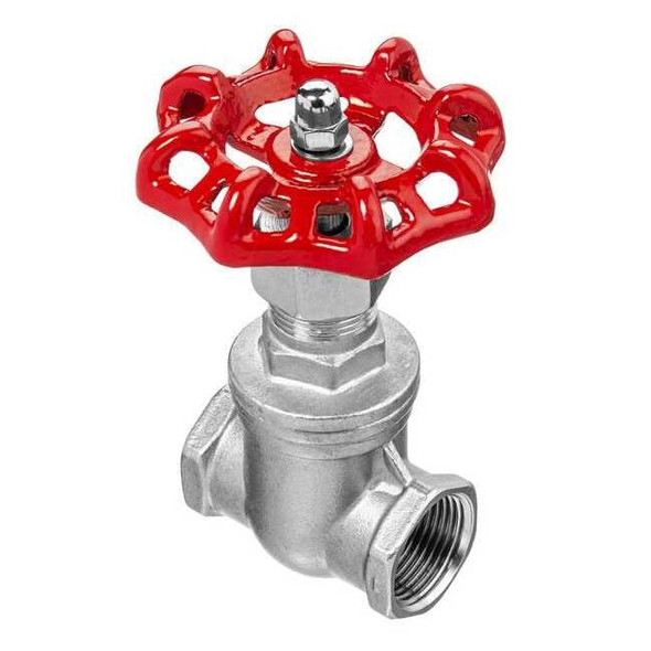 Usa Industrials Gate Valve,1 1/2",304 SS,NPT ZUSA-VLV-112